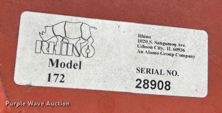 image for item DN3133 Rhino 172  rotary mower