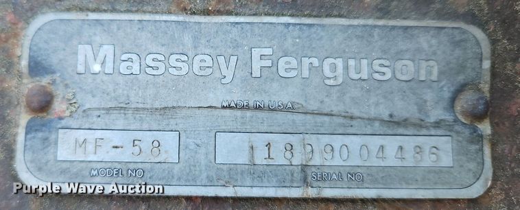 image for item DP2327 Massey Ferguson MF-58  rotary mower