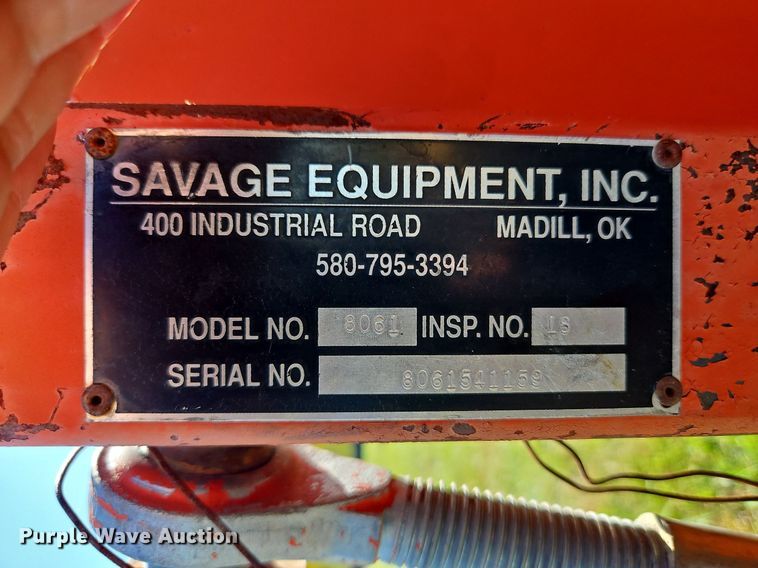 image for item DP2332 Savage Equipment 8061  pecan harvester