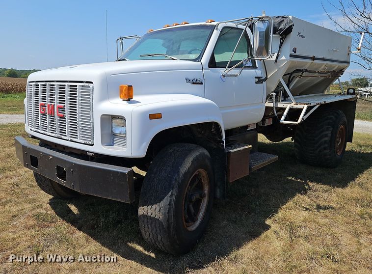 image for item DP2373 1993 GMC TopKick  spreader truck