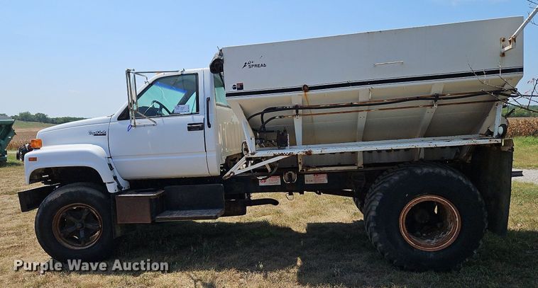 image for item DP2373 1993 GMC TopKick  spreader truck