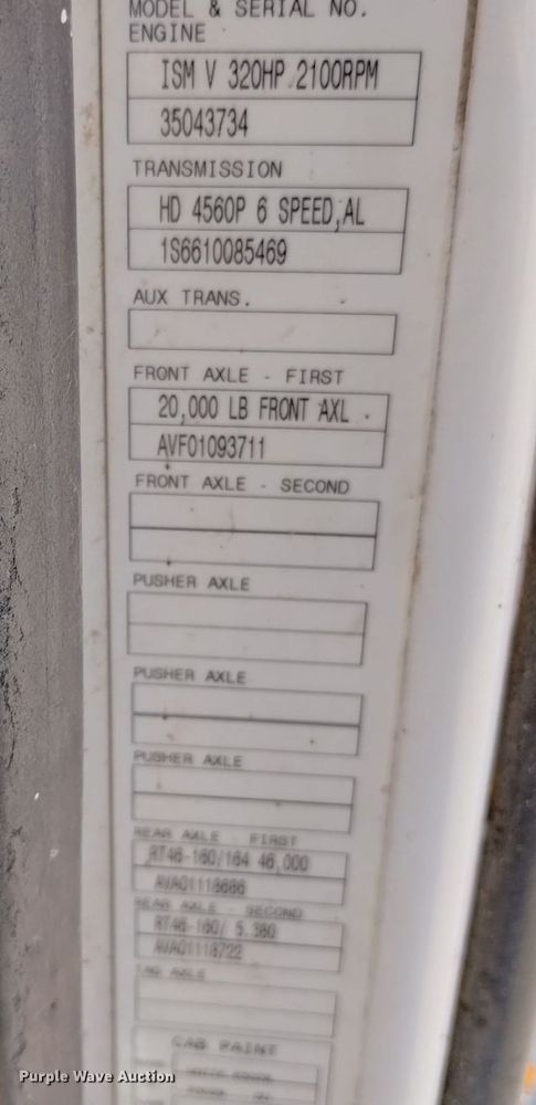 image for item DP3375 2002 Volvo VHD feed mixer truck