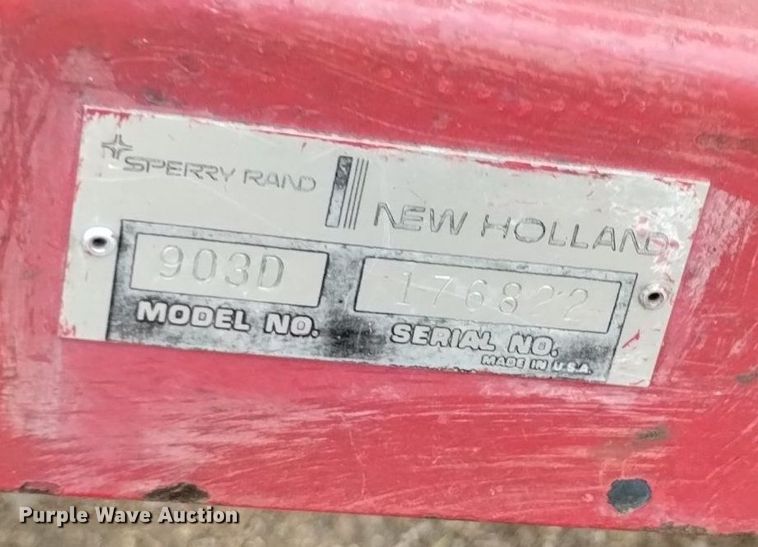 image for item DP3397 New Holland 903  swather / windrower