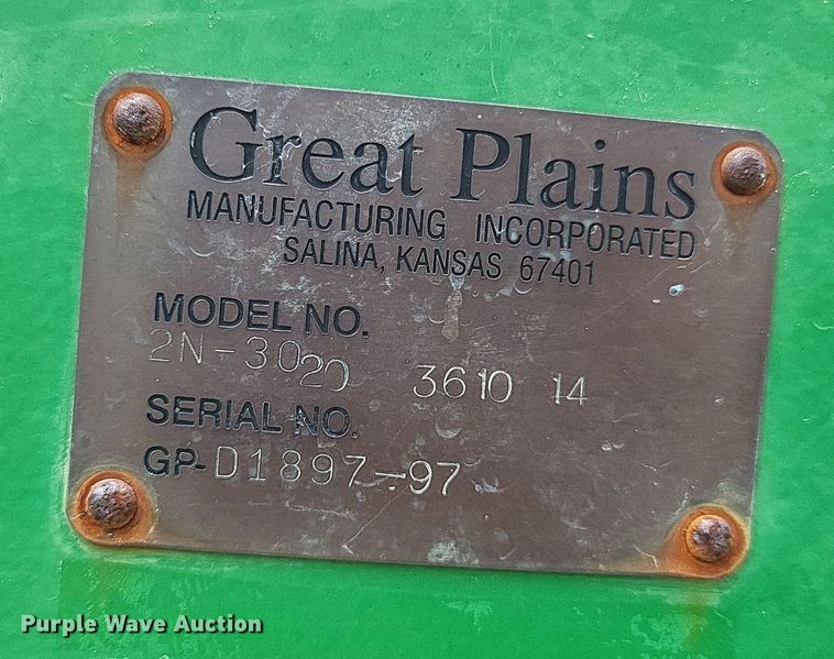 image for item DP5233 Great Plains 3020  grain drill