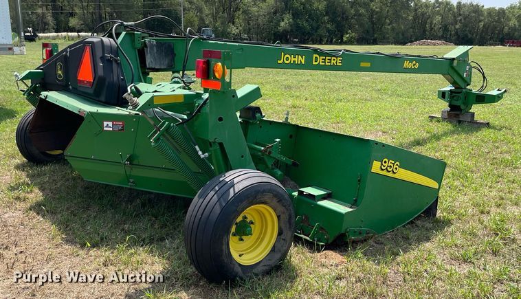 image for item HN9952 2009 John Deere 956  swather / windrower