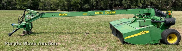 image for item HN9952 2009 John Deere 956  swather / windrower