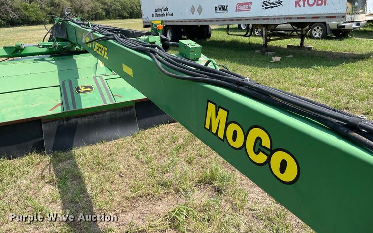 image for item HN9952 2009 John Deere 956  swather / windrower