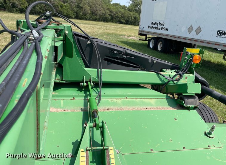 image for item HN9952 2009 John Deere 956  swather / windrower