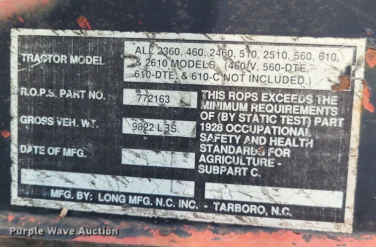 image for item LS9660 Long 2510  MFWD tractor