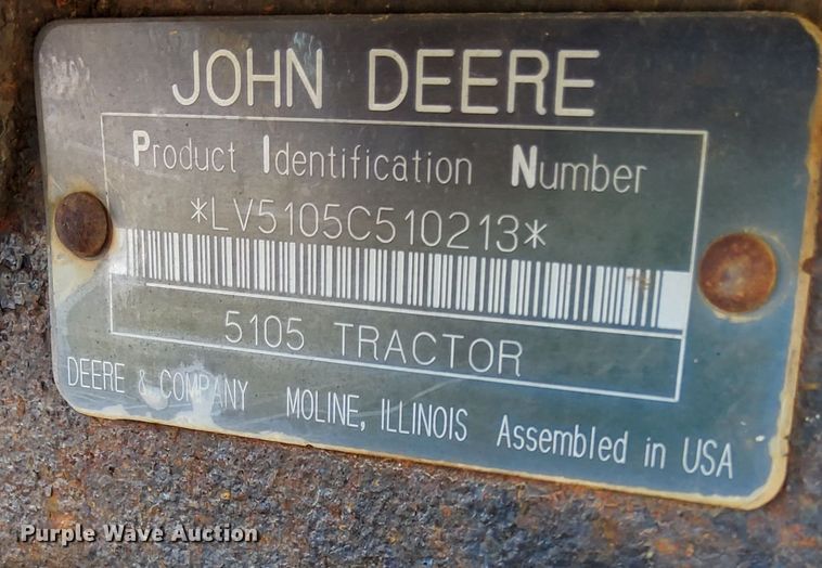 image for item LS9685 John Deere 5105  tractor