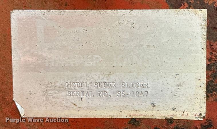 image for item ML9140 DewEze Super Slicer  bale processor