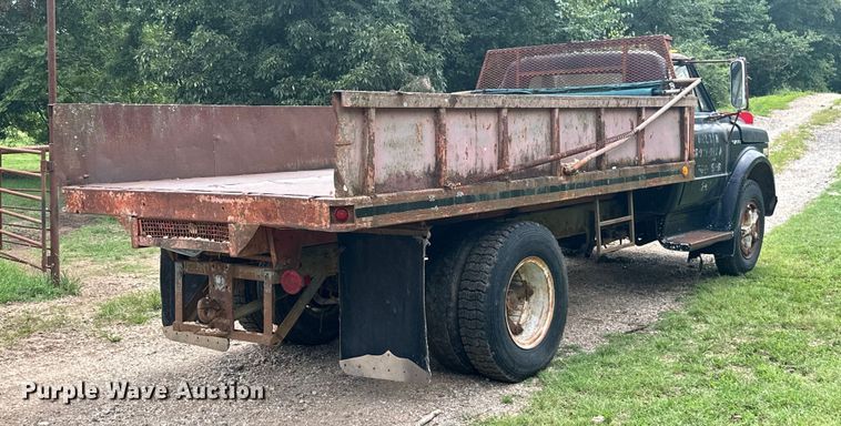 image for item ML9154 1969 Chevrolet C60  dump flatbed truck