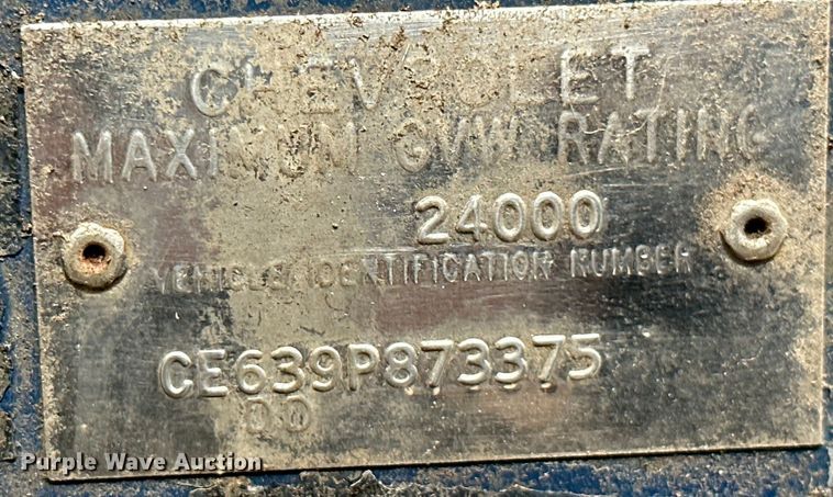 image for item ML9154 1969 Chevrolet C60  dump flatbed truck