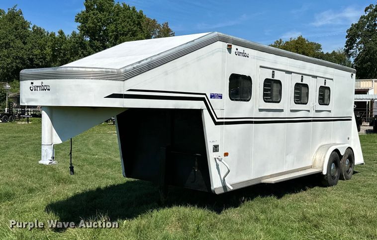 image for item ML9195 1991 Turnbow Trailers  horse trailer