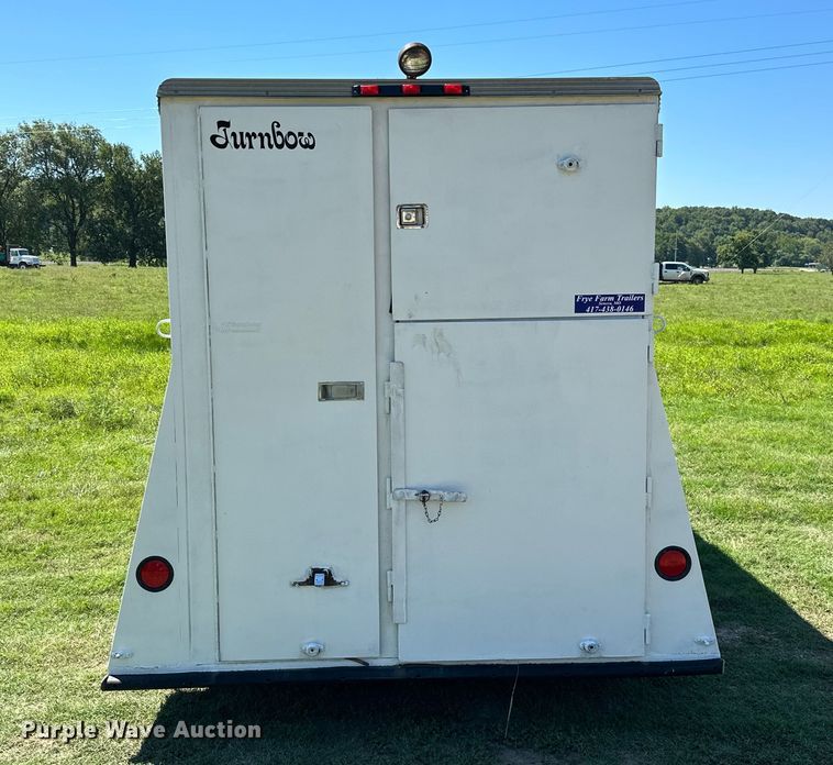 image for item ML9195 1991 Turnbow Trailers  horse trailer