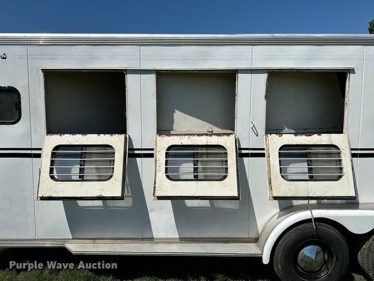 image for item ML9195 1991 Turnbow Trailers  horse trailer