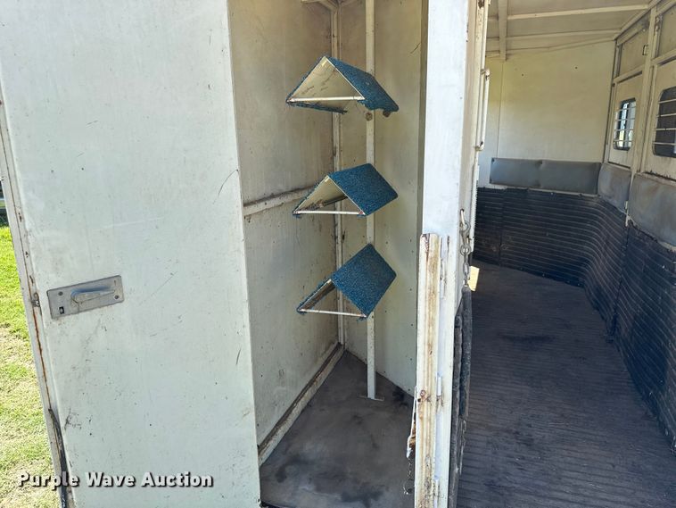 image for item ML9195 1991 Turnbow Trailers  horse trailer