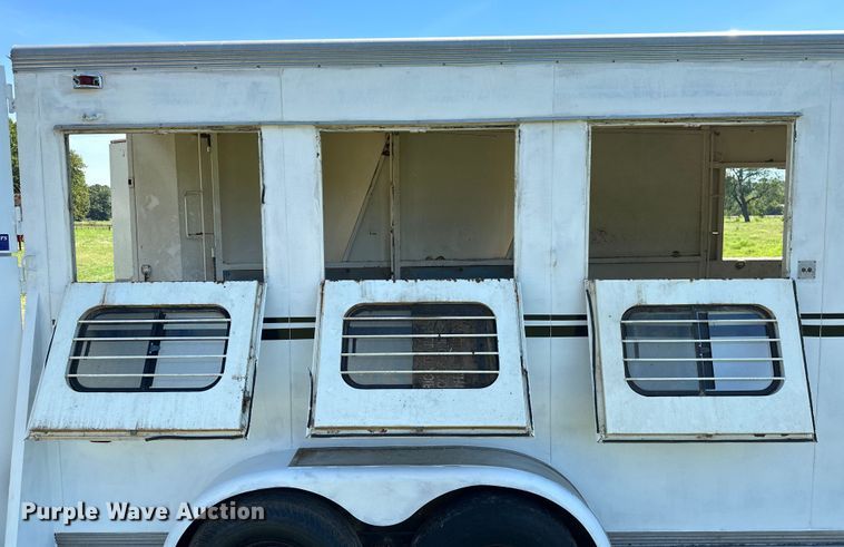 image for item ML9195 1991 Turnbow Trailers  horse trailer
