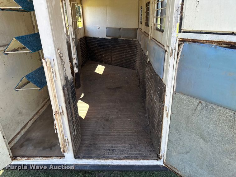 image for item ML9195 1991 Turnbow Trailers  horse trailer