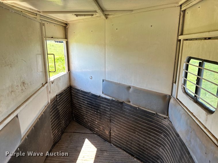 image for item ML9195 1991 Turnbow Trailers  horse trailer