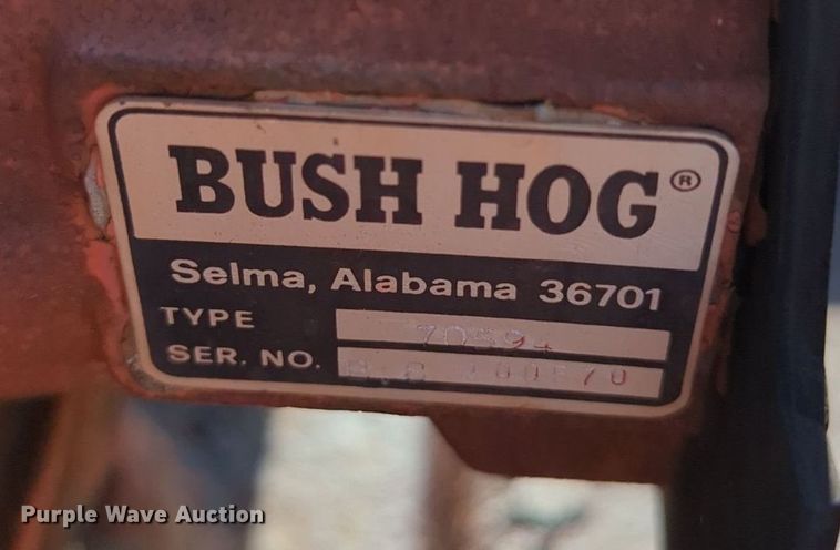 image for item MY9937 Bush Hog 7059  rotary mower