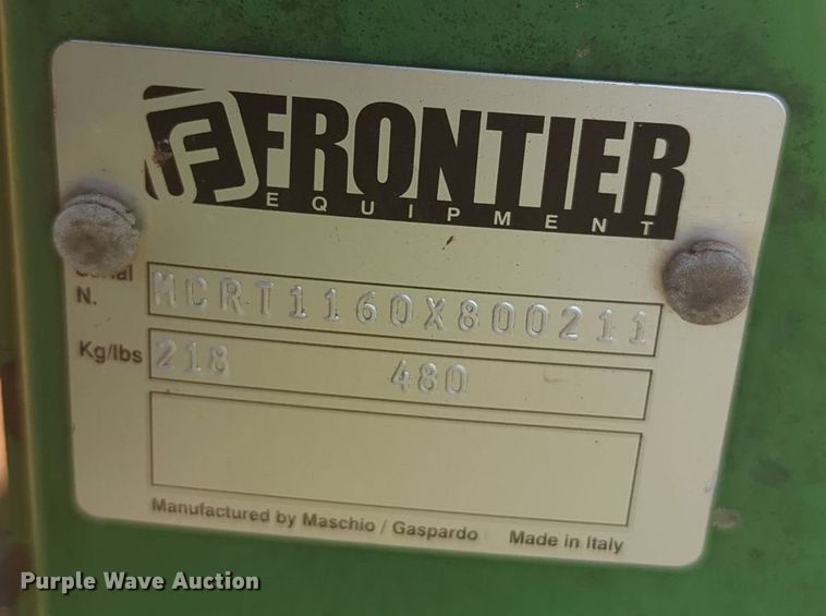 image for item MY9947 Frontier RT1160  rototiller