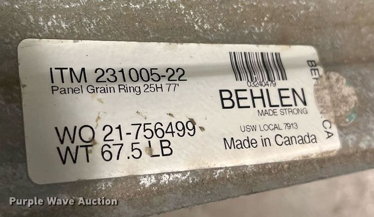 image for item NA9092 Grain containment