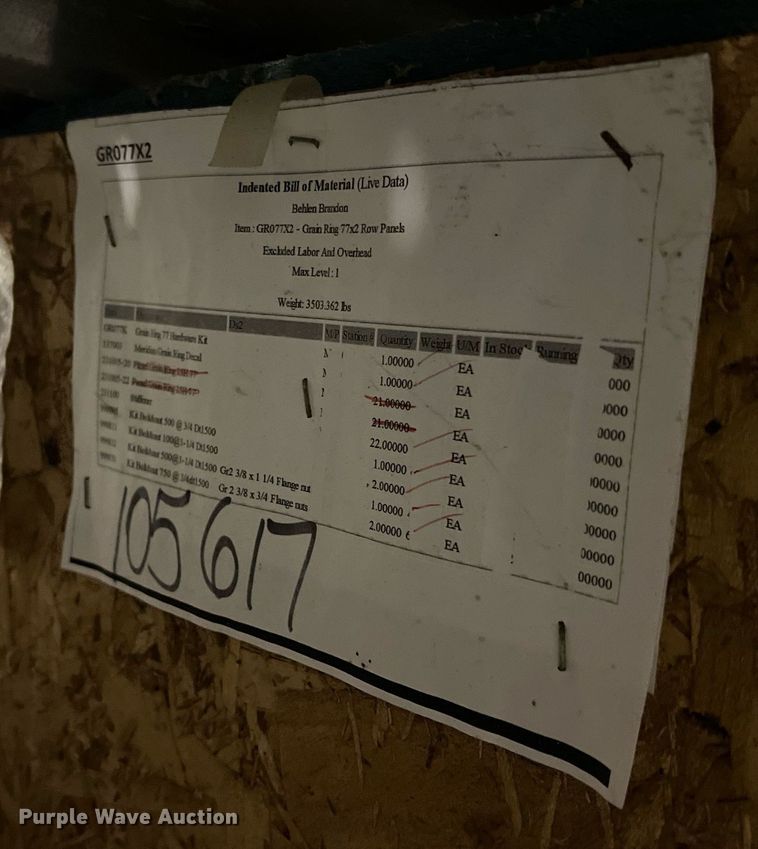 image for item NA9092 Grain containment