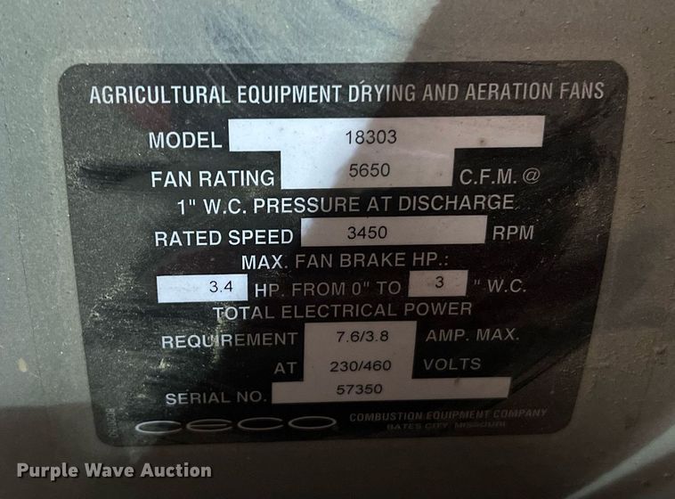 image for item NA9092 Grain containment