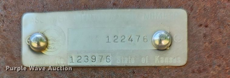 image for item NU9206 2006 Shop built  hay bale trailer