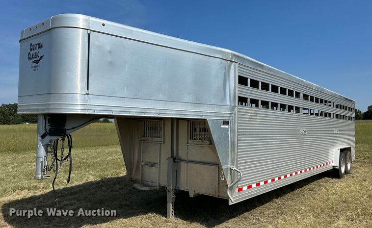 image for item OC9163 2021 Custom Classic  livestock trailer