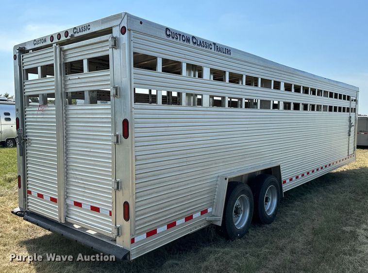 image for item OC9163 2021 Custom Classic  livestock trailer