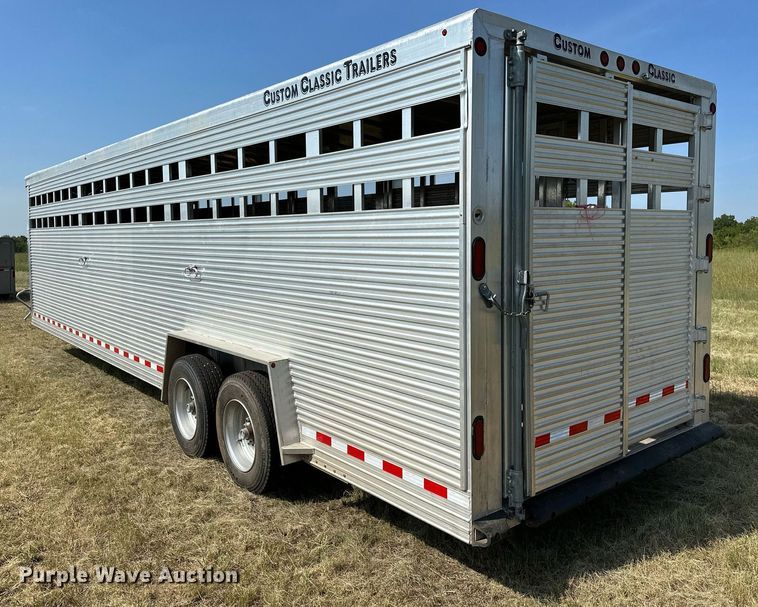 image for item OC9163 2021 Custom Classic  livestock trailer