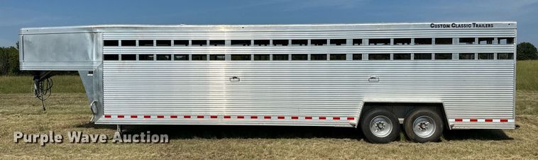 image for item OC9163 2021 Custom Classic  livestock trailer