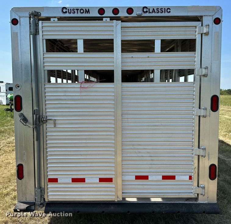 image for item OC9163 2021 Custom Classic  livestock trailer