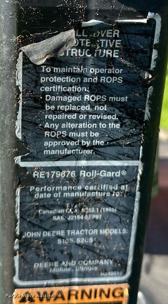 image for item OG9160 2006 John Deere 5105  tractor