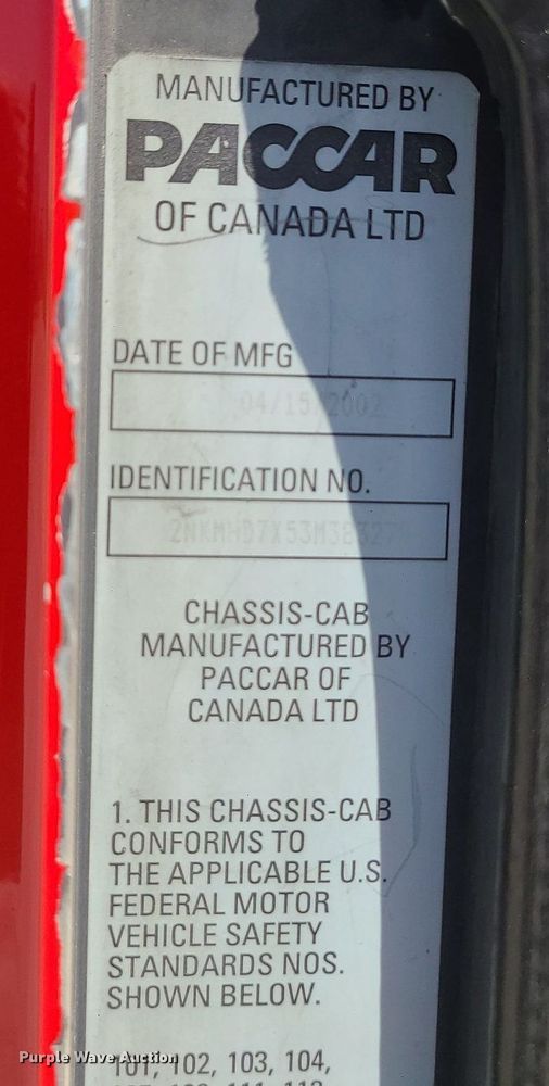 image for item DI3006 2002 Kenworth T300  delivery truck