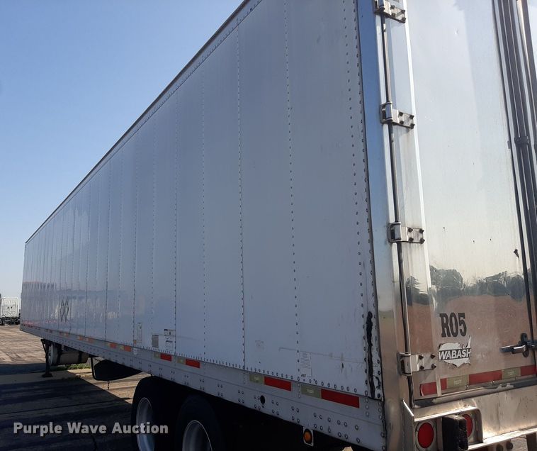 image for item DO3057 2009 Wabash  refrigerated van trailer