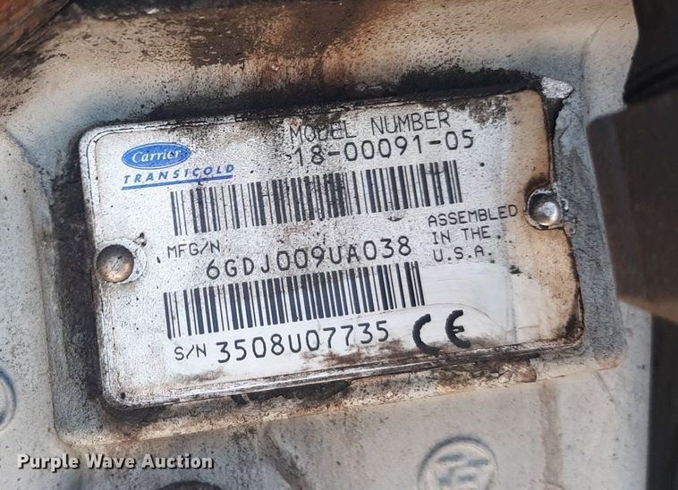 image for item DO3057 2009 Wabash  refrigerated van trailer