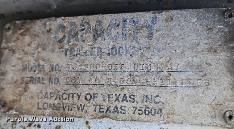 image for item DP2340 Capacity TJ4000  yard truck