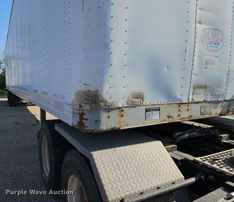 image for item DP2349 1994 Fruehauf FBHLP9 1.5-NF2-53N  dry van trailer