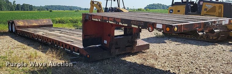 image for item DP5234 1996 Trail King TK70MG-482  lowboy equipment trailer