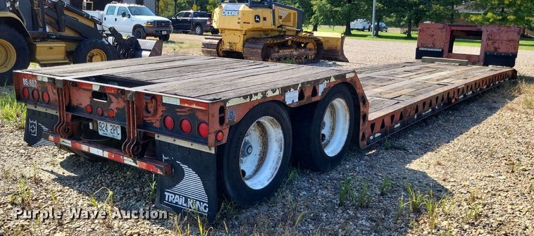 image for item DP5234 1996 Trail King TK70MG-482  lowboy equipment trailer