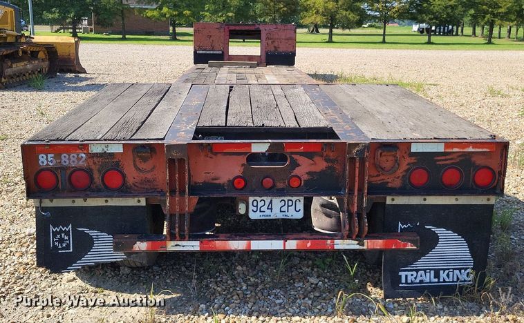 image for item DP5234 1996 Trail King TK70MG-482  lowboy equipment trailer