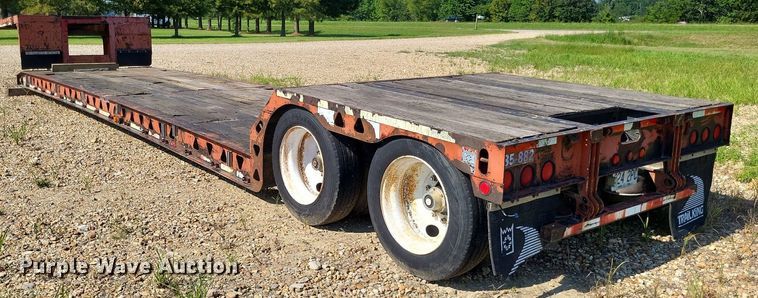 image for item DP5234 1996 Trail King TK70MG-482  lowboy equipment trailer