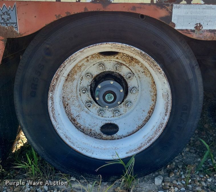 image for item DP5234 1996 Trail King TK70MG-482  lowboy equipment trailer