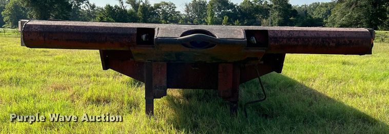 image for item DQ2148 1981 Aztec FCB-6645  drop deck equipment trailer