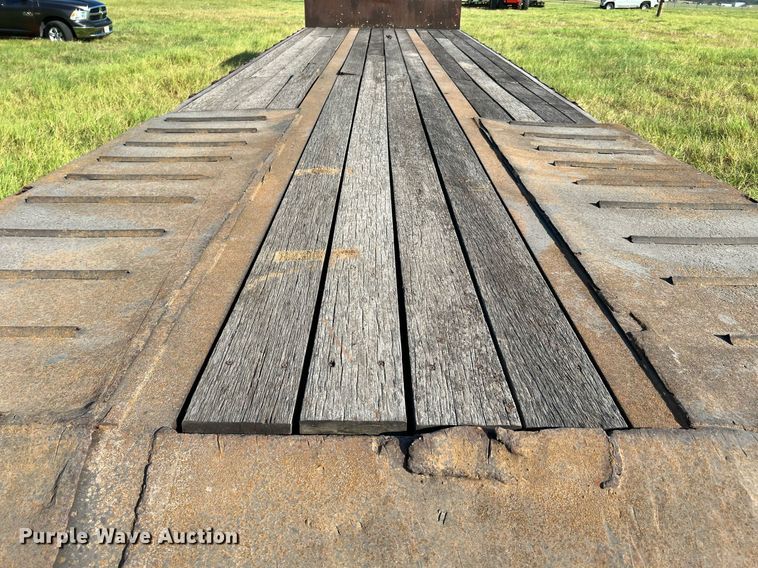 image for item DQ2148 1981 Aztec FCB-6645  drop deck equipment trailer