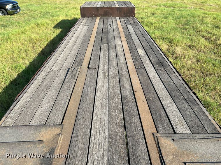 image for item DQ2148 1981 Aztec FCB-6645  drop deck equipment trailer