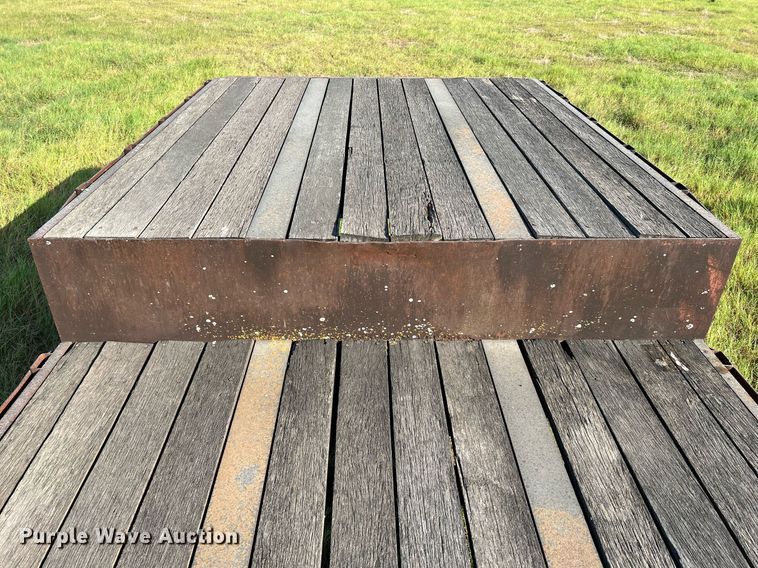 image for item DQ2148 1981 Aztec FCB-6645  drop deck equipment trailer